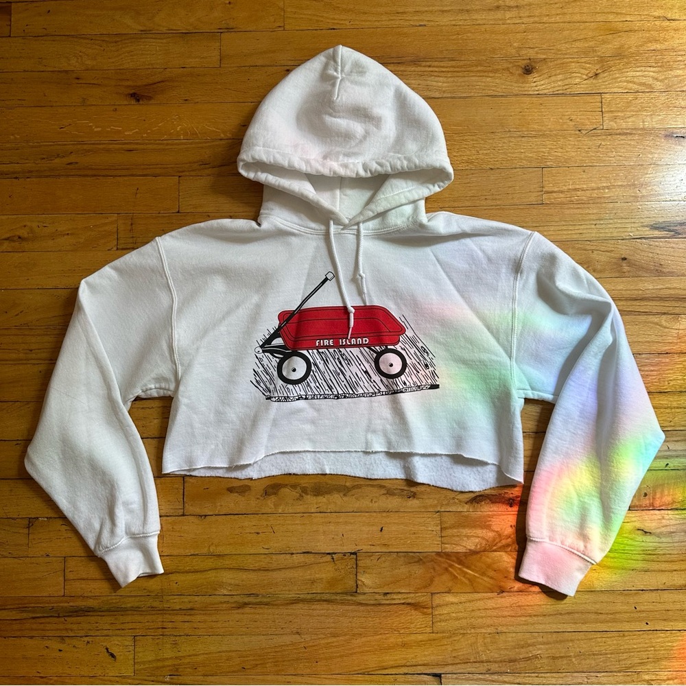 Fire island cropped hoodie - Picture 2 of 3